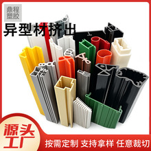塑料异形件挤出加工耐磨防滑高性能定制轨道滑槽批发装修异型材