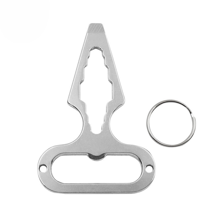 户外野营用品身卫尖刺工具扳具卡开瓶器一件代发批发速卖通