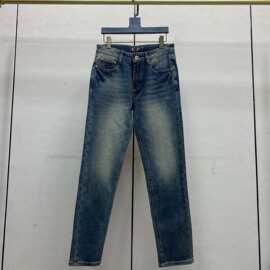 868-3 巴家新品男装L牛仔裤 26秋冬经典旗帜马标高瑟意式男款长裤