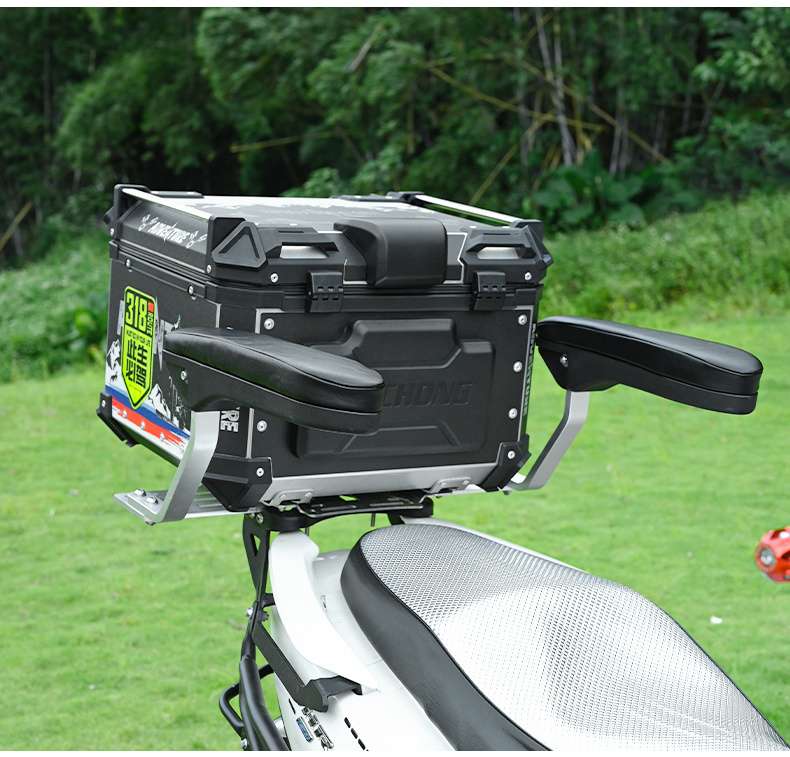 Motorcycle Rear Seat Armrest Foldable Rally Electric Vehicle Scooter Uy Neutral Armrest Restoration Accessories