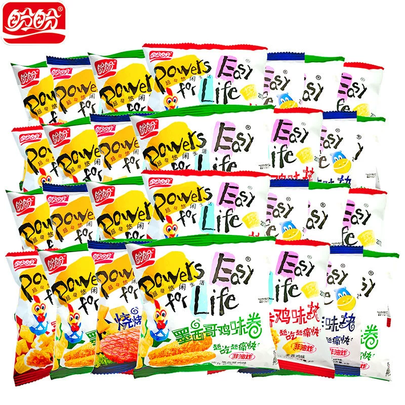 Куриные наггетсы Panpan со вкусом пшеницы и барбекю, воздушные закуски, подарочный набор для студентов, повседневные закуски, оптовая упаковка