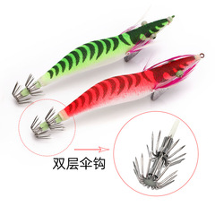 Spinning lure stainless steel squid hook umbrella hook glow-in-the-dark double-layer umbrella hook cuttlefish hook squid dragging hook hanging fishing hook Taobao