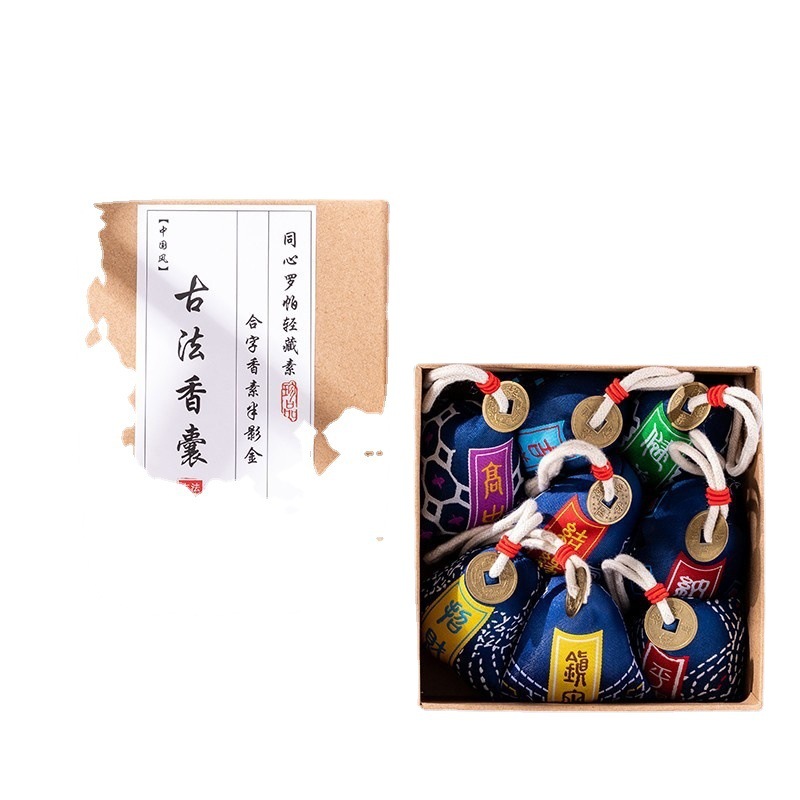 Dragon Boat Festival bolsita hecha a mano DIY zongzi material paquete ajenjo repelente de mosquitos a prueba de insectos coche dormitorio bolso bolsita borla