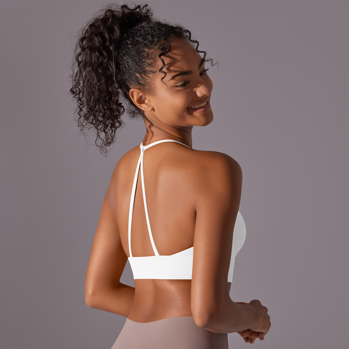 140g Weight Sleeveless Sleeve Length Nylon Fabric Type Short Top Length Halter Crisscross Tank Tops Type Fitness, Yoga, Sports Occasion Halter Neck Neckline Solid Color Pattern Sports Style Sports Solid Color Nylon Halter Neck Active Tops Halter Crisscross Tank 13