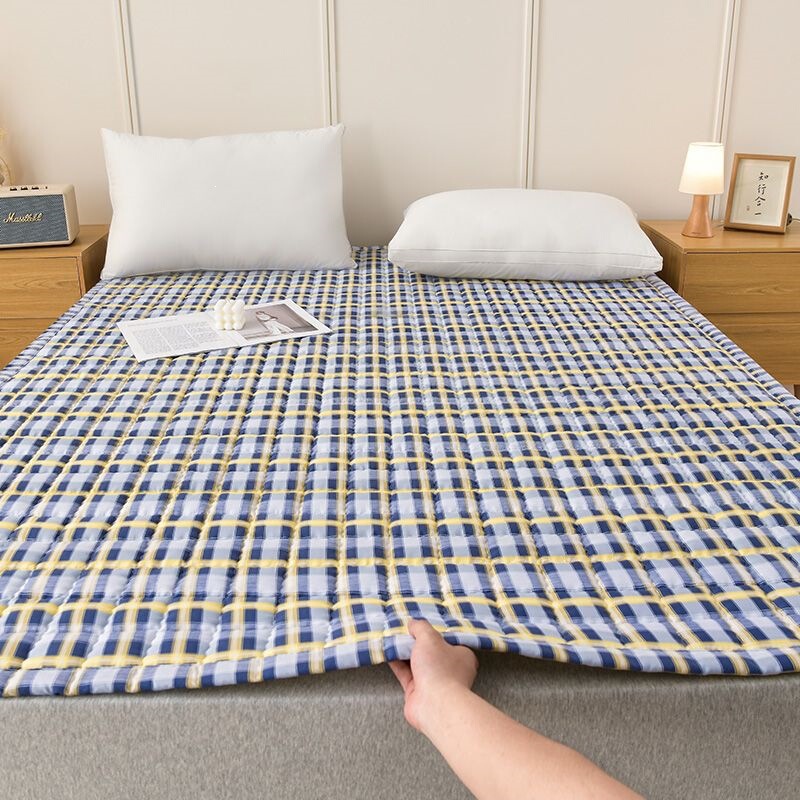 Machine washable, water washable, original cotton mattress pad, suitable for home use, student dormitories, single-person use, non-slip, bed sheet, mattress cover, and bed protector