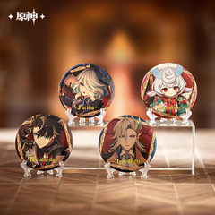 正版原神代买致终幕的欢宴系列芙宁娜仆人盲盒徽章