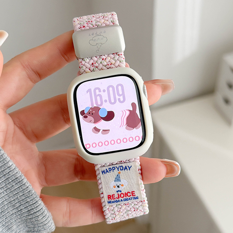 Pastel dot (top hat dog) + antique white set