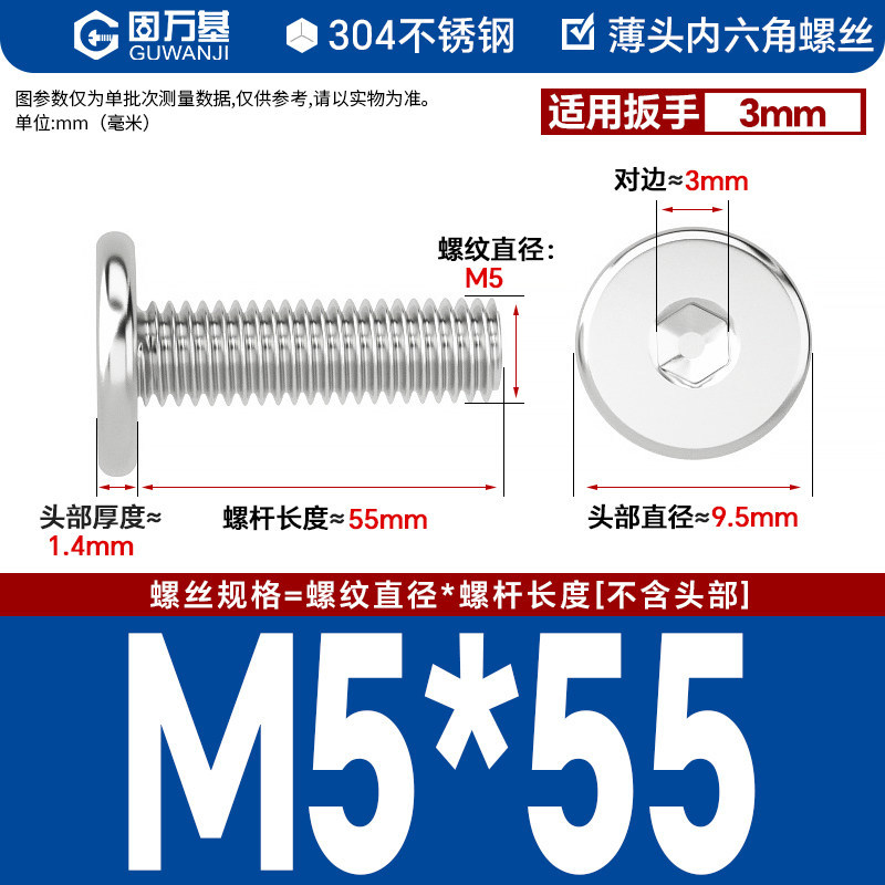 304 M5*55