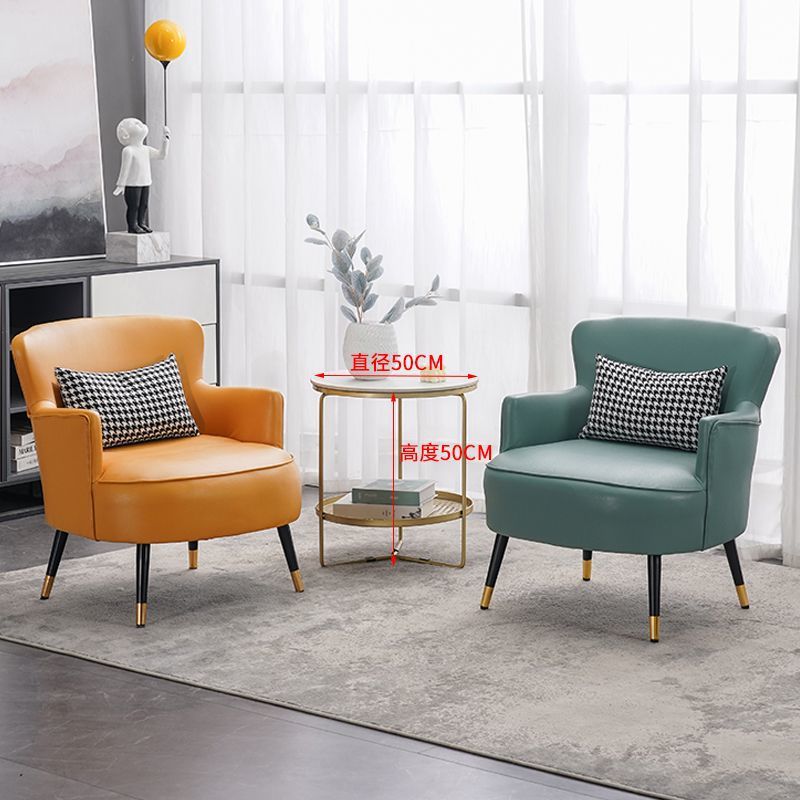 Nordico ligero de lujo silla perezosa sofá individual red mesas y sillas combinación de salón balcón residencial una mesa y dos sillas combinación