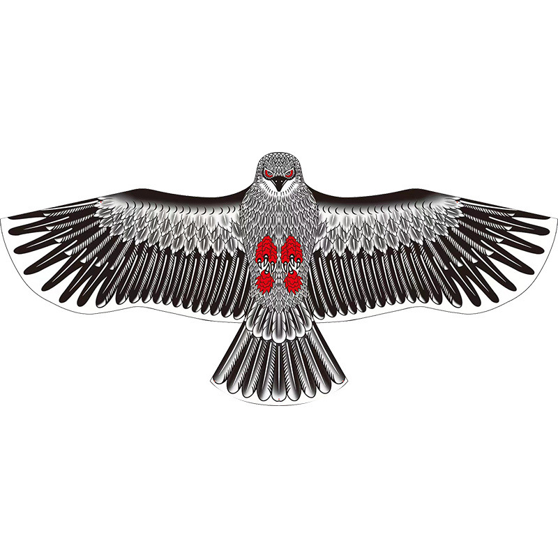Weifang Eagle cometa al por mayor pastoral pájaros aterrorizadores de pájaros artefactos de la brisa fácil de volar niños dibujos animados adultos fabricantes de cometas