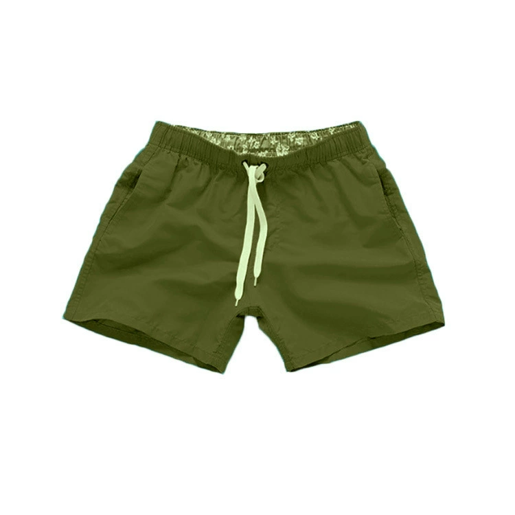 (Cross-border trading), beach solid trousers, shorts, polyester