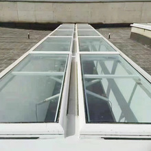 手动天窗铝合金框90度开启手动天窗 阁楼屋顶通风采光排烟天窗