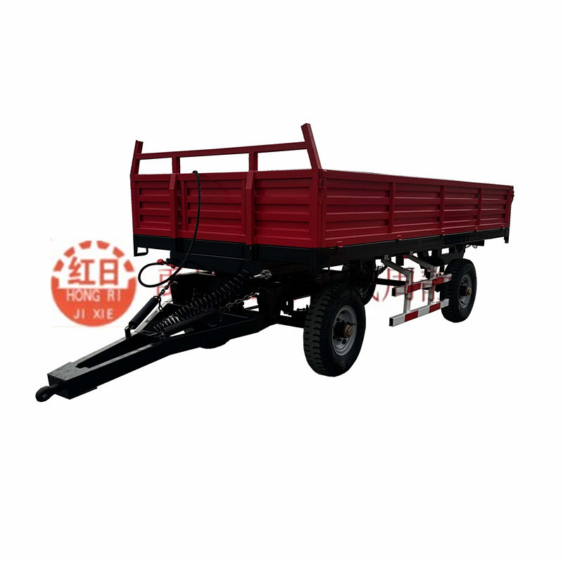 液压自卸拖车    单轴两轮农用车斗   拖拉机悬挂半挂车斗