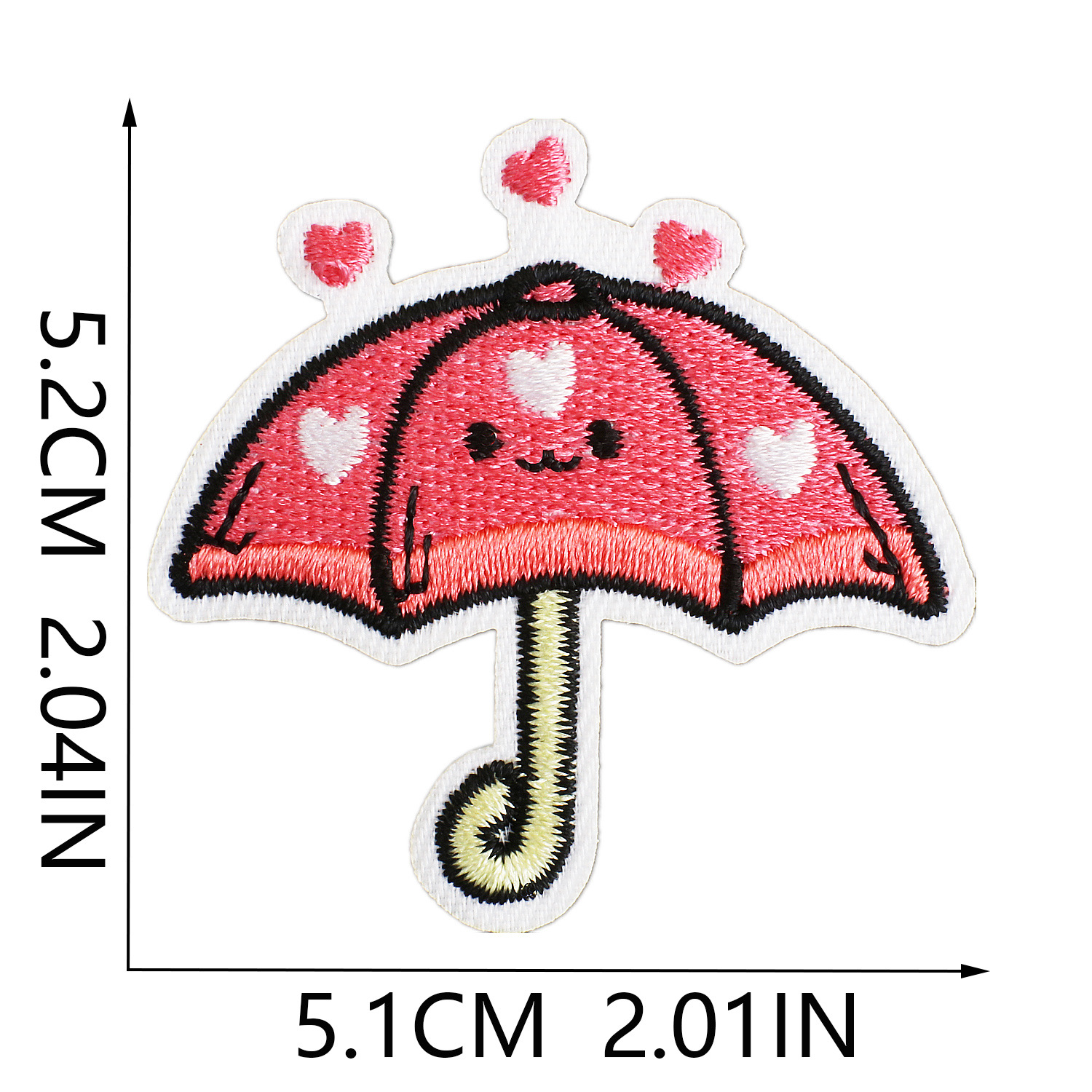 3g Weight Clothing Sticker Patches Classification 1 Piece Quantity Dacron thread Material Valentine'S Day Festival Heart Shape Pattern Casual, Elegant, Lady Style Embroidery Craft 1 Piece Casual Elegant Lady Heart Shape Dacron Thread Clothing Sticker Patches 2