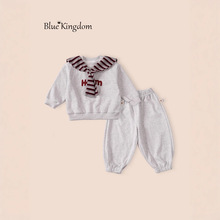 童装婴幼童韩版ins秋季两件套男宝宝卫衣卫裤套装儿童A类秋冬衣服