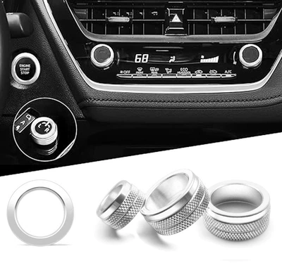 Other Automotive Interior Supplies – Modification - air-conditioning-2-rear-view-1-start-circle-1-silver-4-piece-set