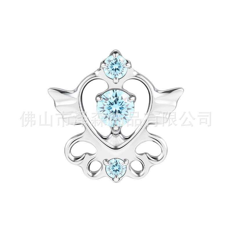 F136 Titanium Alloy Magic Wand Fairy Wand Stud Earring Lip Nail Tongue Ear Bone Body Piercing Jewelry Wholesale detail image 8