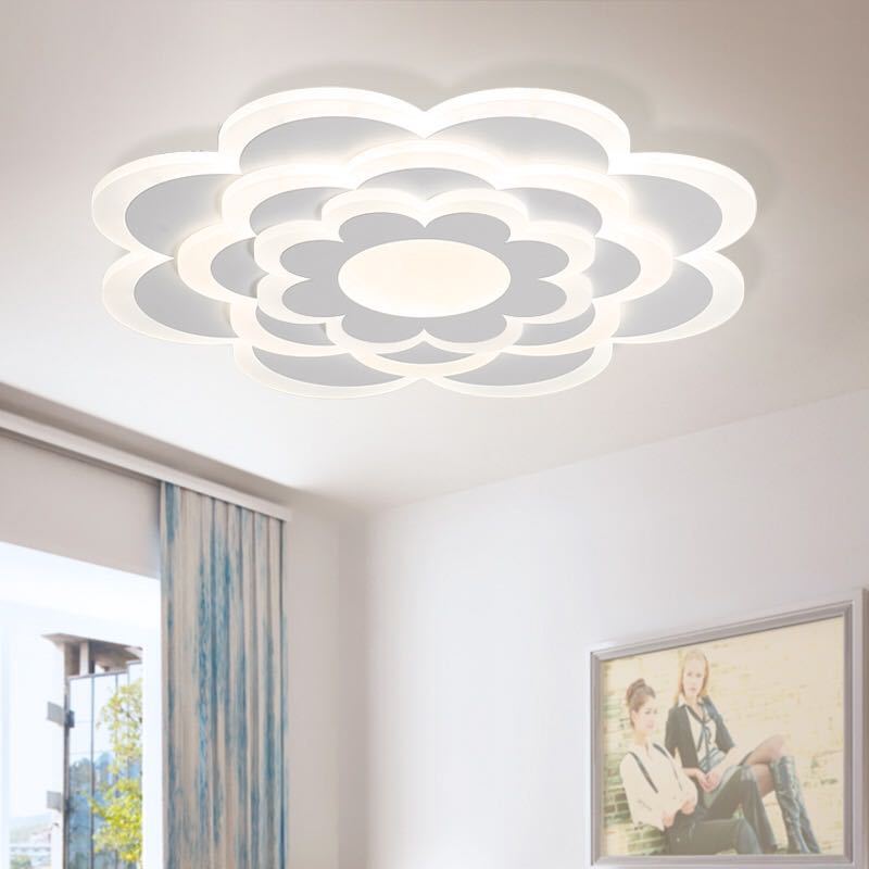 LED modern and minimalistic ceiling light for living room