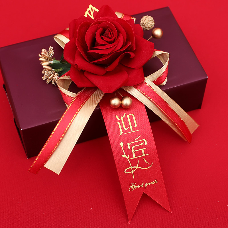 Boda ramillete familia boda dama de honor suministros novio novia creativo conjunto completo no flor dama simulación placket