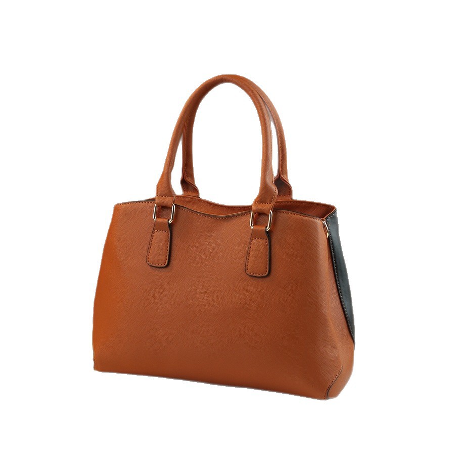 Modisches, farblich abgesetztes Damenhandtaschen-Set – Vierteilige Kollektion mit Schulter- und Umhängetasche, ideal für Mutter und Tochter_voghion.com