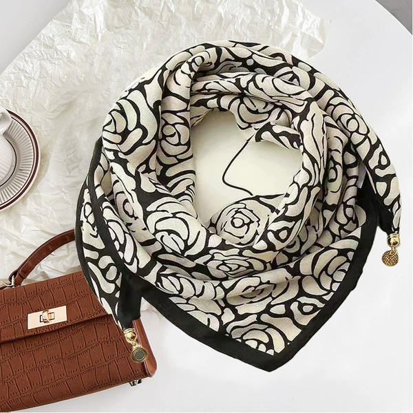 70 Velvet-Black and White Camellia