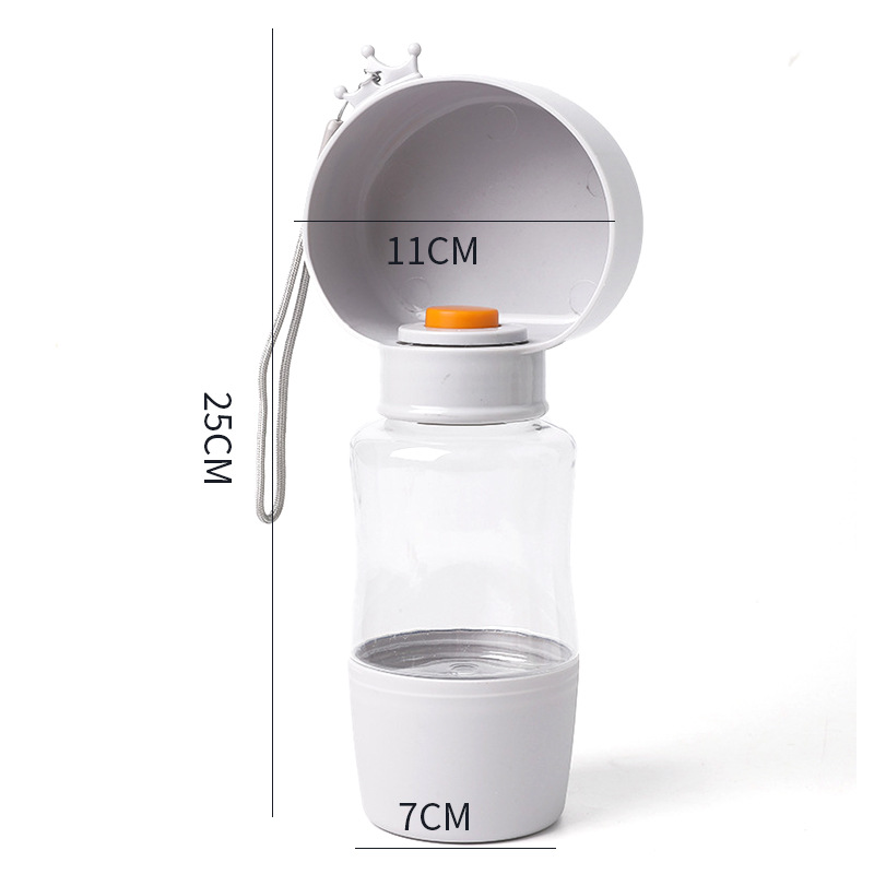 Taza para beber para perros, taza portátil para mascotas original, agua y comida, alimentador de agua al aire libre para perros pequeños y medianos