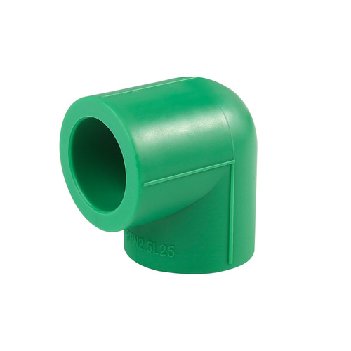 PPR fitting connector with thickened equal diameter 45-degree green direct elbow three-way gray hot melt PPR water pipe fitting