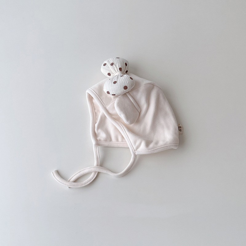 Sombreros para bebés otoño-invierno gorras para oídos lindas princesas arco bebé gorras para mujeres gorras para bebés pequeños