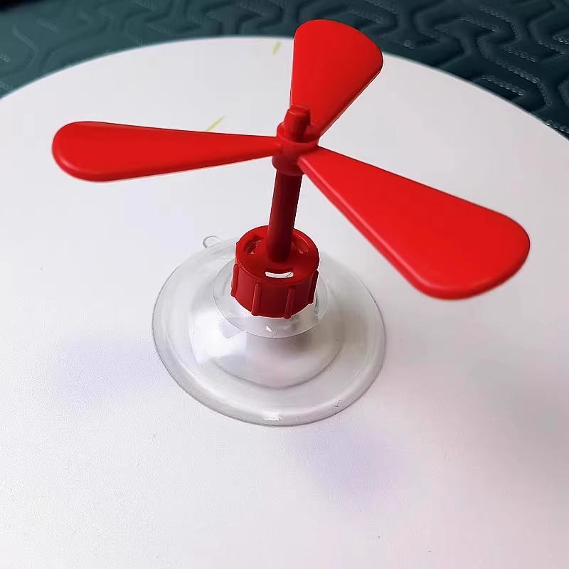 Bamboo Dragonfly Hat Suction Cup Motorcycle Motorcycle Toy Decorative Windmill Electric Car Helmet Small Fan Horn Rotating