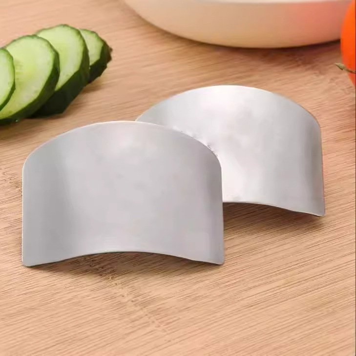 Protector de dedos de acero inoxidable Protector de manos para cortar verduras multifuncional Protector de dedos