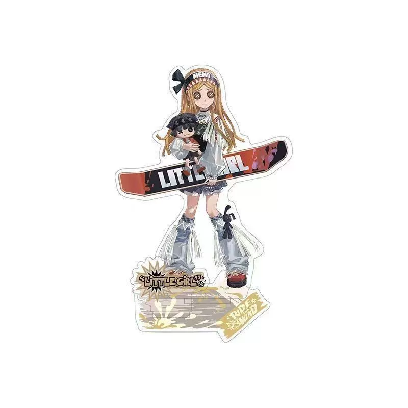 Identity V Street Style Animation Game Peripheral Riding the Wind, Prisoner, Little Girl, Reporter Standing Card