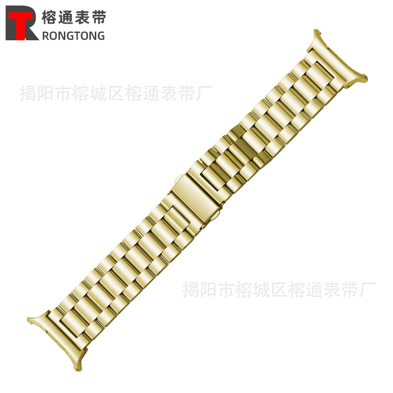 Para Galaxy watch Ultra/7/6/5 banda de acero 40/42/43/44/45/46/47 cuentas sólidas