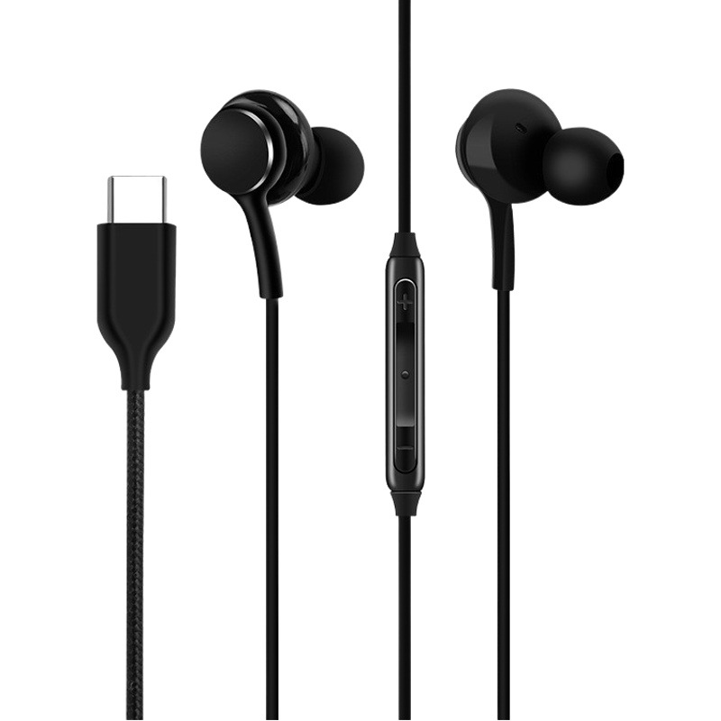 Adecuado para auriculares Samsung Note10/N20/S8/S10/S22, cable de auriculares con decodificación digital tipo c con llamada de micrófono