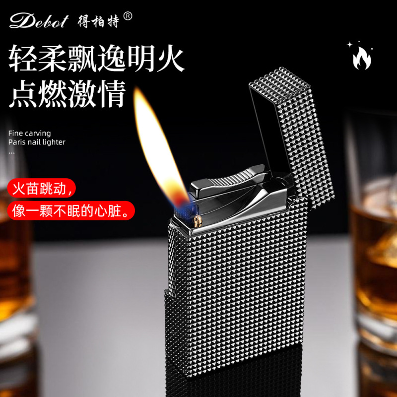 创意立体精雕打火机砂轮明火充气男士轻奢高档礼品厂家批发|undefined