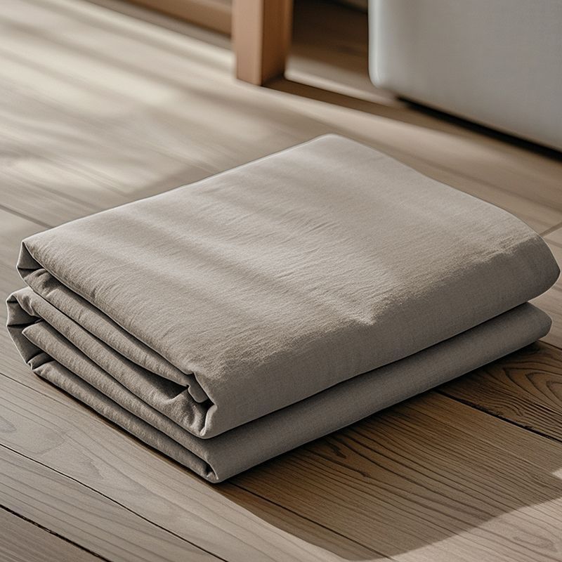 Color sólido piel transpirable sábanas de algodón lavable de una sola pieza dormitorio de estudiantes una sola colcha de almohada de tres piezas conjunto 2026 nuevo