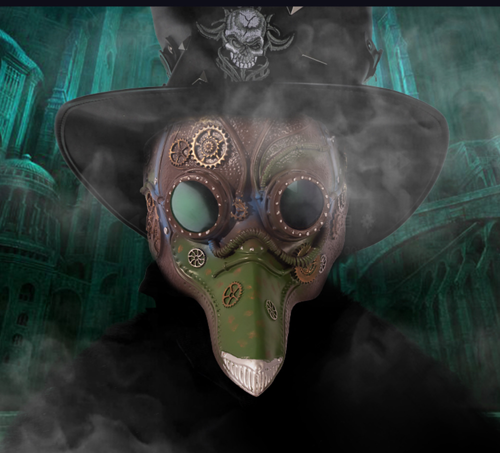 Halloween Gotische Wind Punk Snavel RP Feest Festival Feestmaskers display picture 15