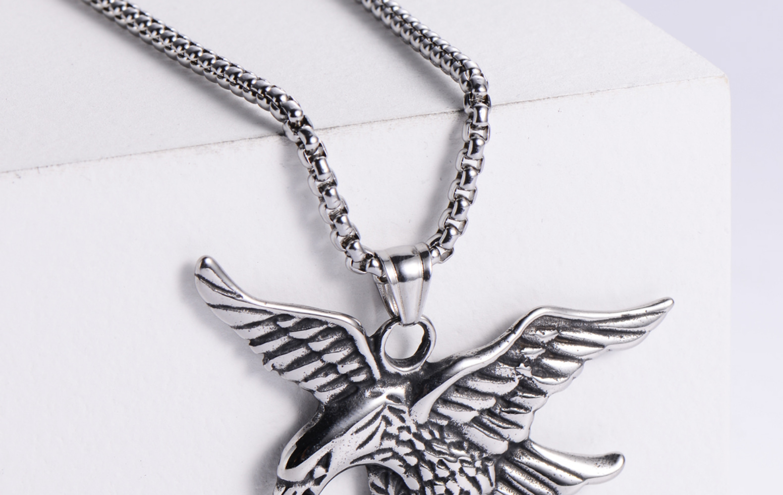 18g Weight 18K Gold Plated Plating Material 304 Stainless Steel Chain Material 304 Stainless Steel Material Animal Pattern Men'S Gender Retro Style Retro Animal 304 Stainless Steel 18K Gold Plated Men'S 9