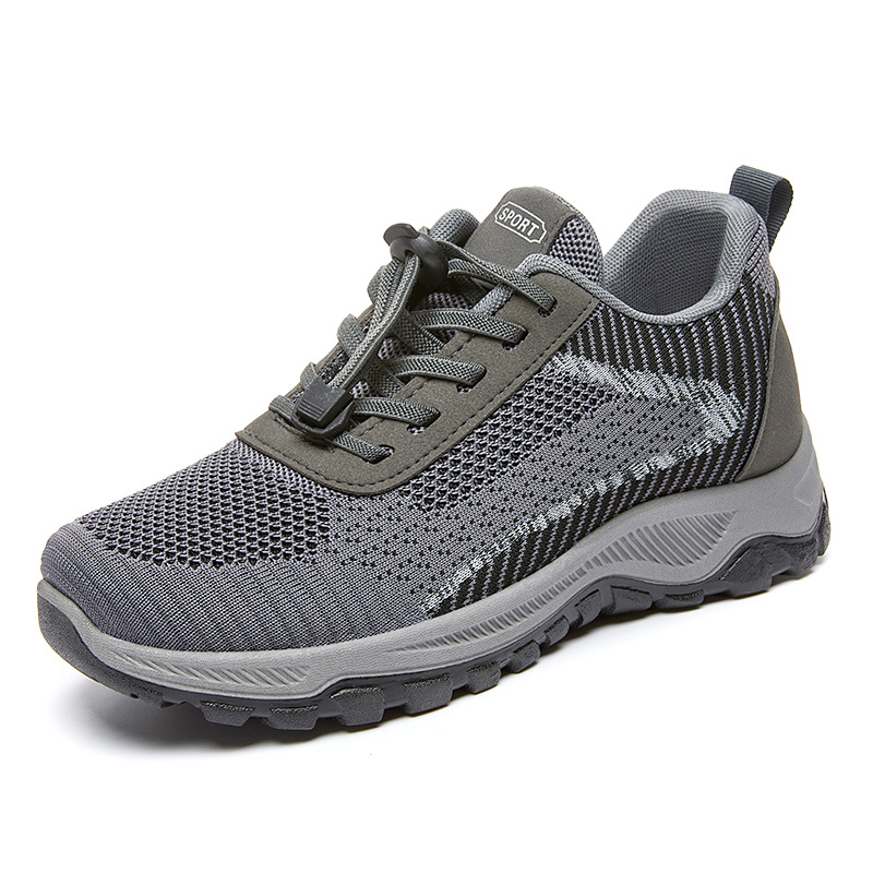 Spring walking shoes, footwear, comfortable sports shoes for leisure, for middle age, soft sole
