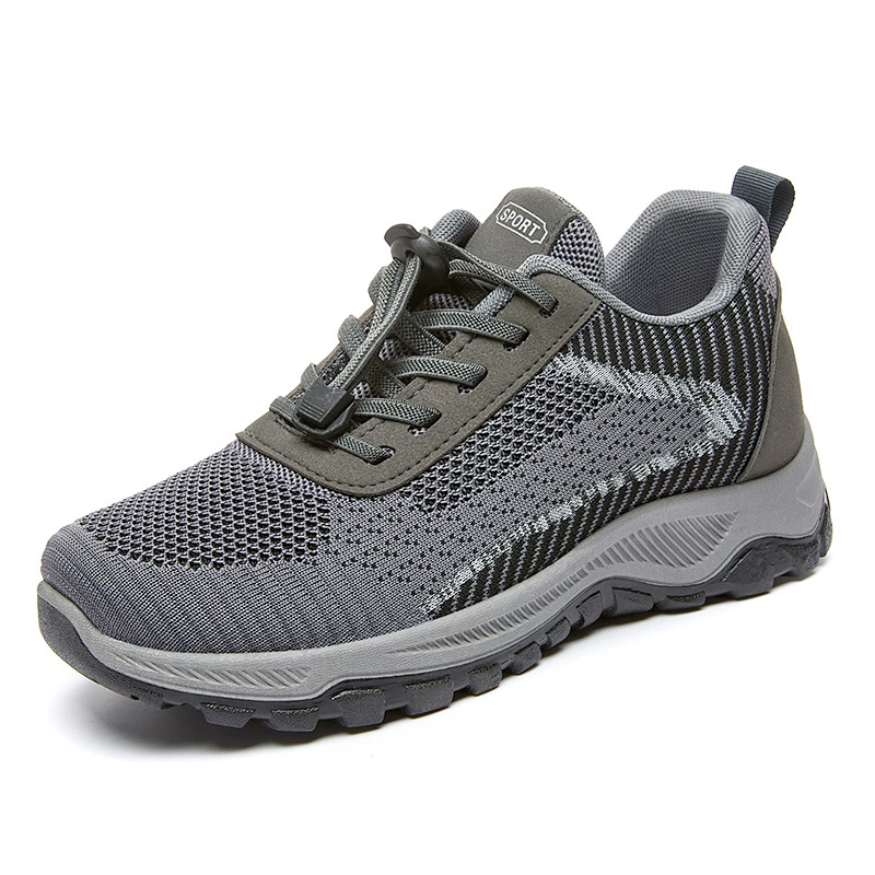 Spring walking shoes, footwear, comfortable sports shoes for leisure, for middle age, soft sole