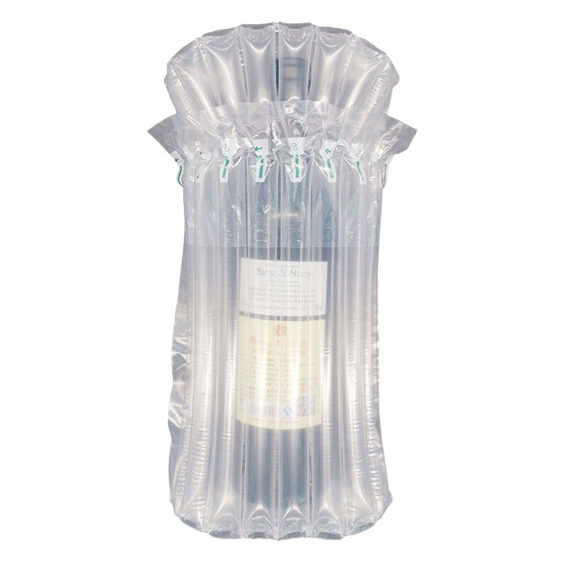 8-columna 32cm alta bolsa de columna de vino tinto Erguotou botella de vino columna de aire bolsa de embalaje inflable bolsa de columna de burbuja de embalaje expreso