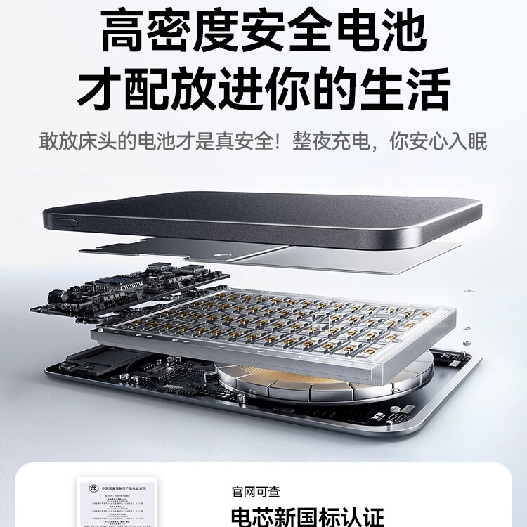 [充电宝3C认证可上飞机]SUIDDY磁吸款Magsafe无线快充适用iPhone1|undefined
