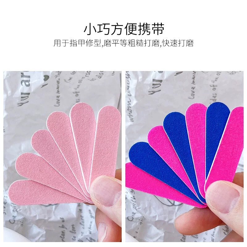 マニキュアツール使い捨てミニサンドストリップ爪やすり研磨ストリップ研磨スティック小さなこすりストリップ両面マニキュア卸売|undefined