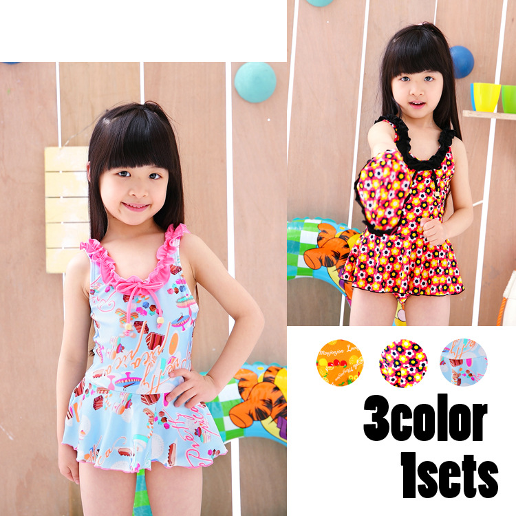 Special Offer In-Stock Children's Swimwear, Toddler Swimsuits, Japanese and Korean Swimwear for Girls