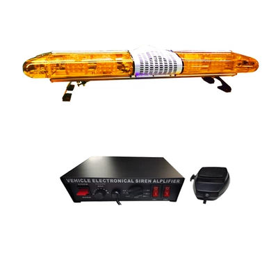 LED roof warning light yellow flashing light 1.05m strobe light signal light siren horn JH300E