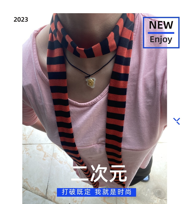 细纹围巾_1@凡科快图