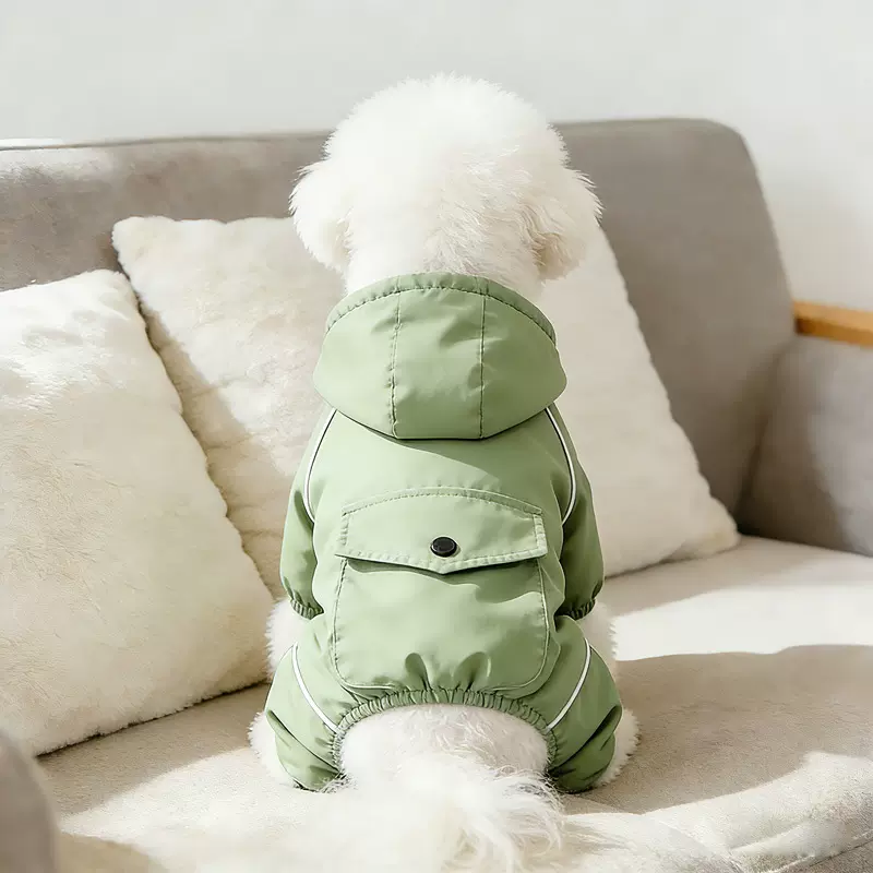 秋冬季加绒宠物衣服小狗狗衣服宠物年服泰迪比熊加厚宠物服装猫