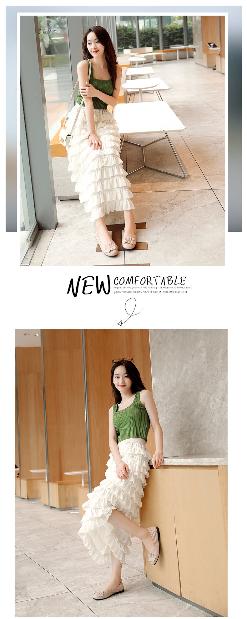Giày lười nữ da thật mũi tròn đế mềm cổ thấp form rộng — màu be chi tiết 40