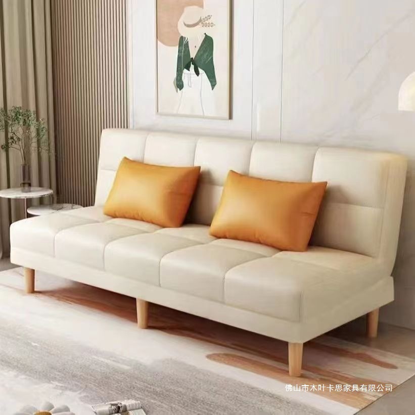 Sofa Bed Foldableing Dual-Purpose 2025 New Style Simple All-In-One Lazy Person Can Lie down and Sleep Small Apartment Rental House Sofa