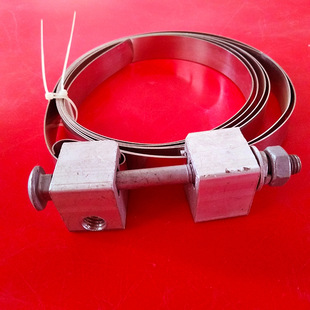 1.2m Steel Belt Hoop 201 Material 0.8 * 2.0 Specifications Steel Cable Tie Hoop Fasteners for Rod