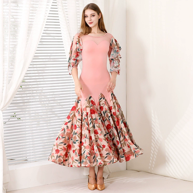 Mei Yu Monai Garden M903 Современное танцевальное платье национальное стандартное танцевальное платье бальный танцевальный костюм вальс юбка